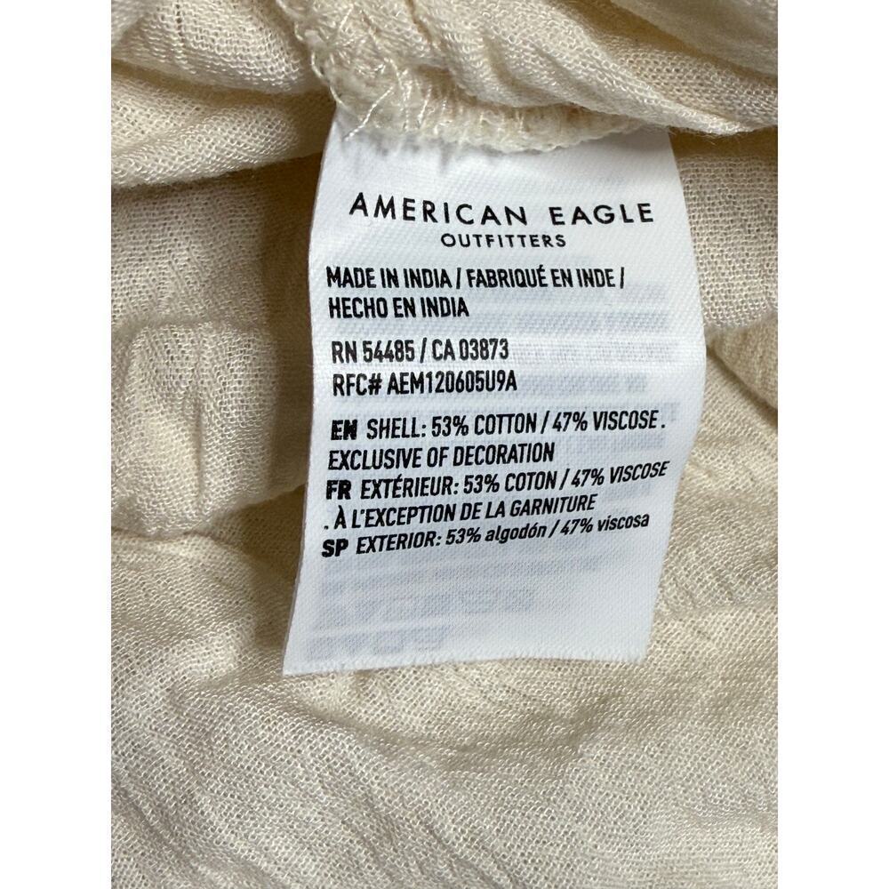American Eagle High Neck Boho Blouse sz SP - Picture 6 of 6